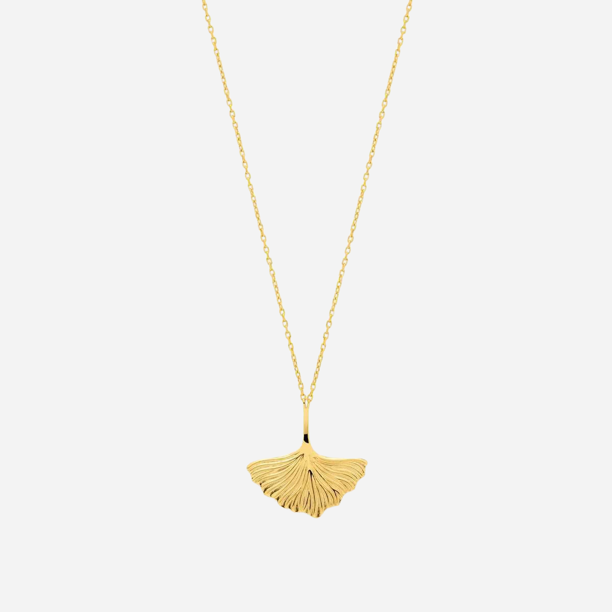 Collier grand Papyrus plaqué or
