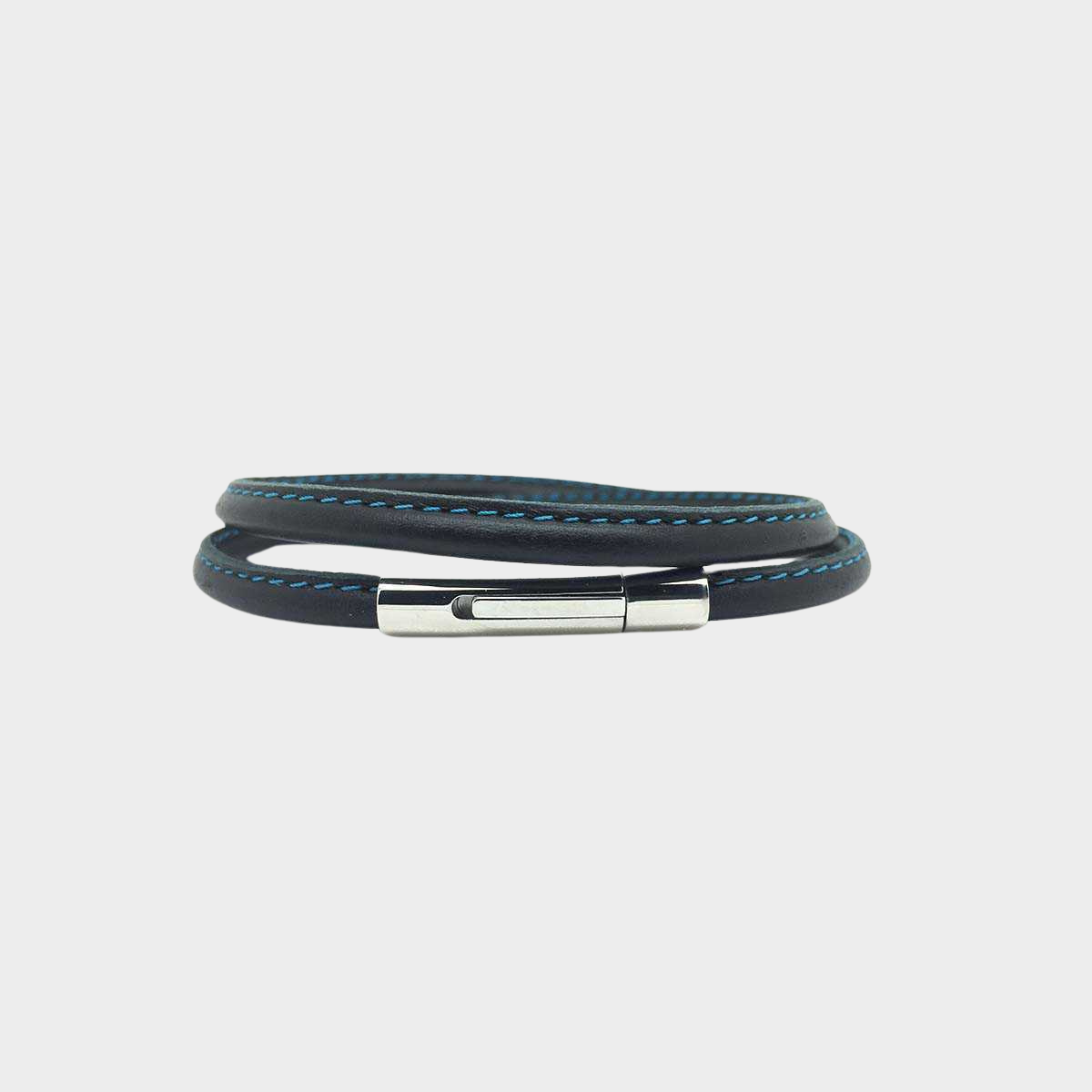 Bracelet le Chic Couture noir et bleu pour homme