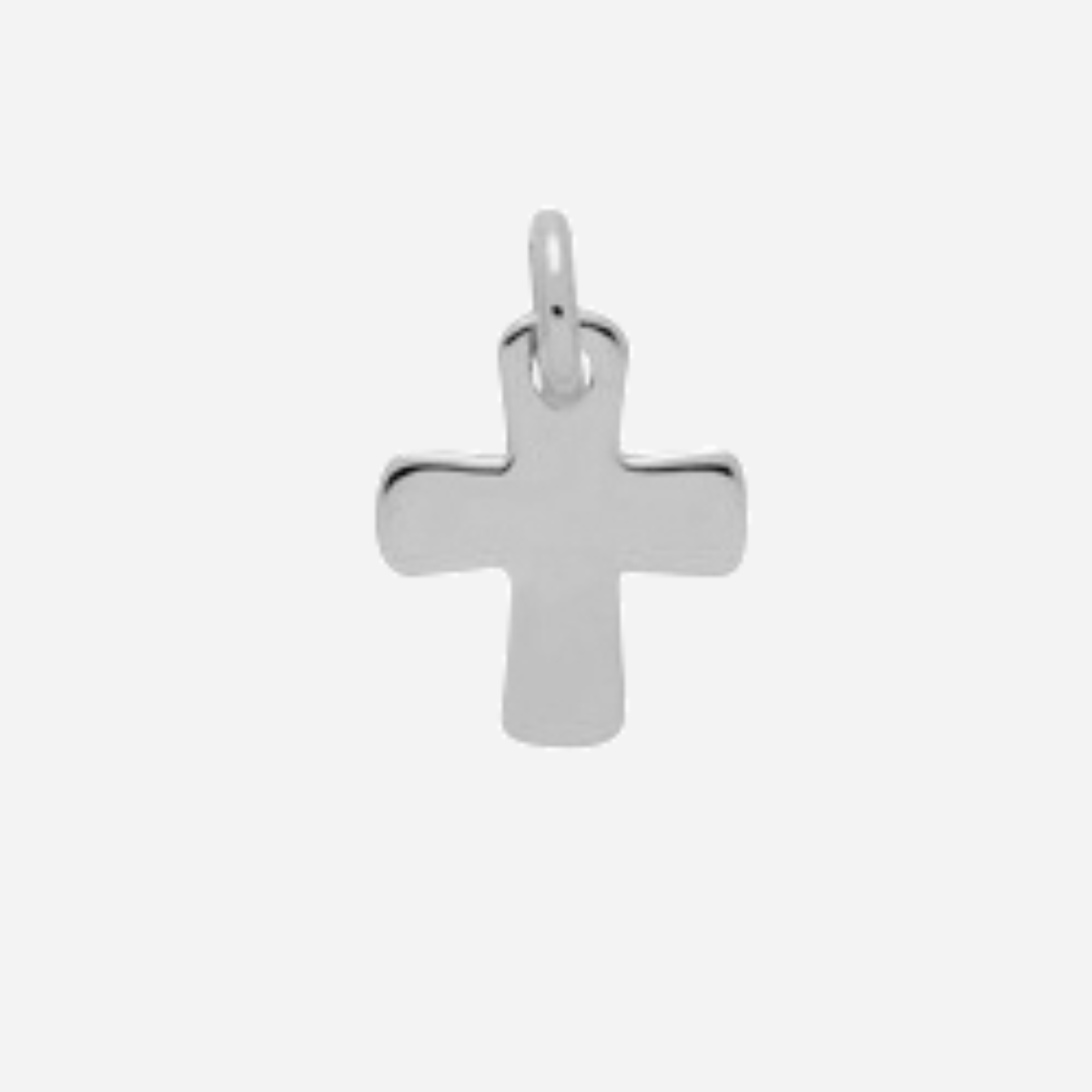 Breloque petite croix argent massif