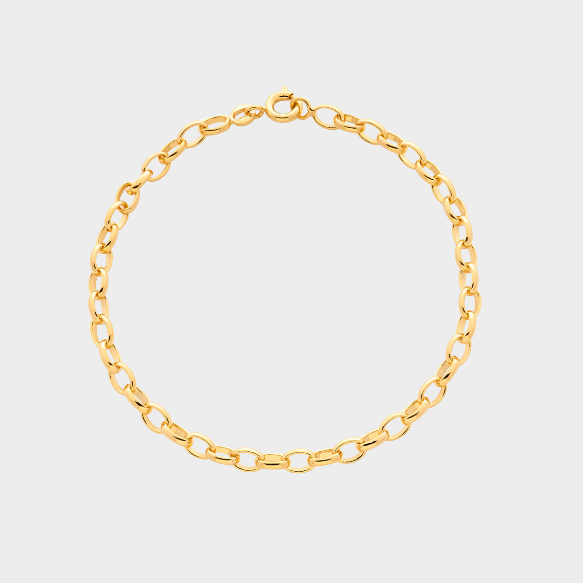 Bracelet chaîne petits maillons plaqué or