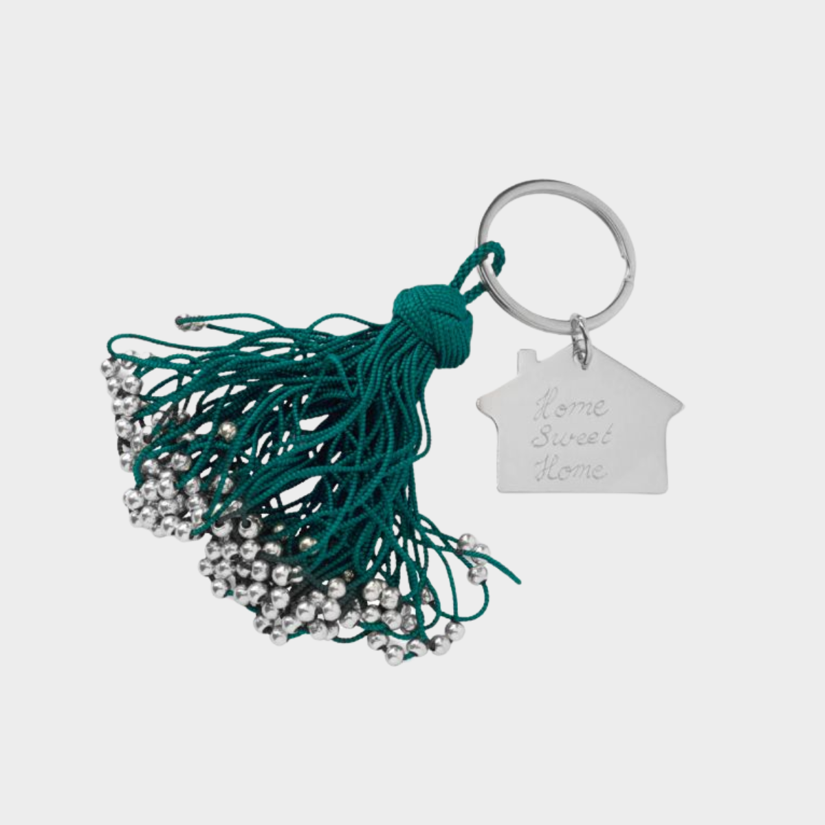 Porte-clés pompon "Home Sweet Home"