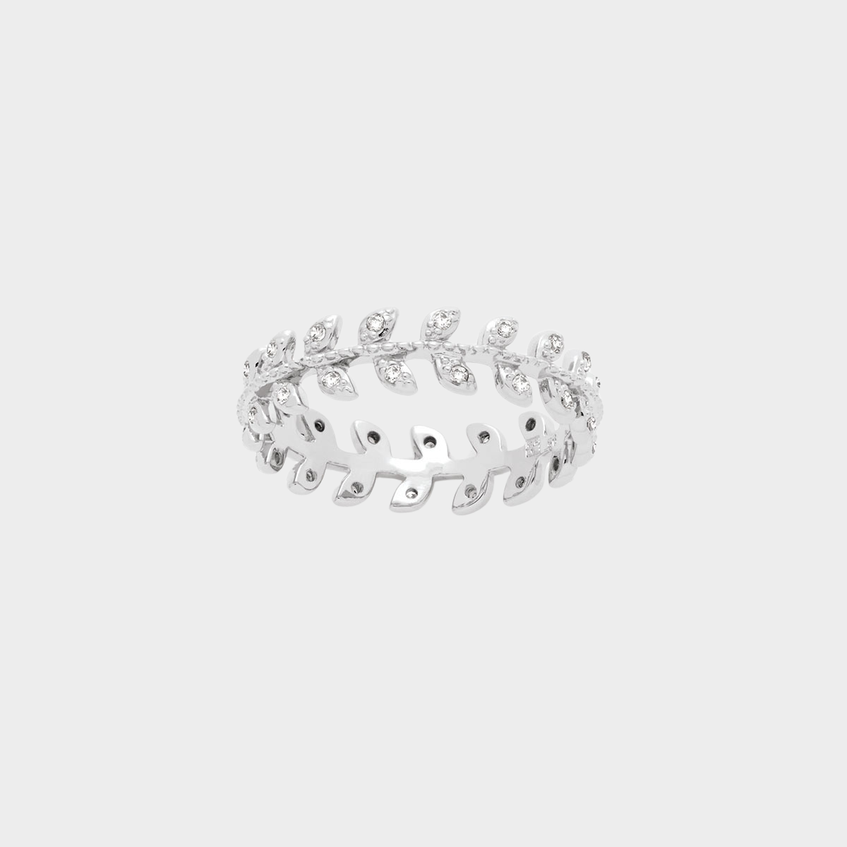 Bague Epis strassé argent