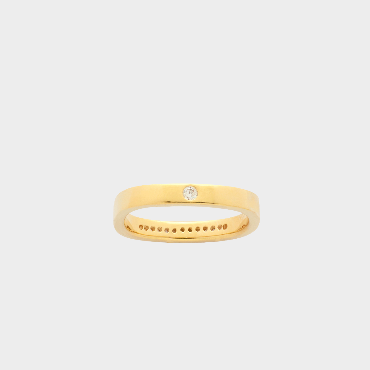 Bague N°4 Pétillante plaqué or