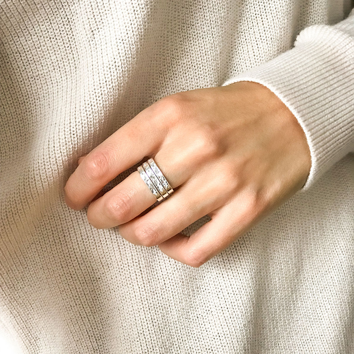 Bague N°4 argent 