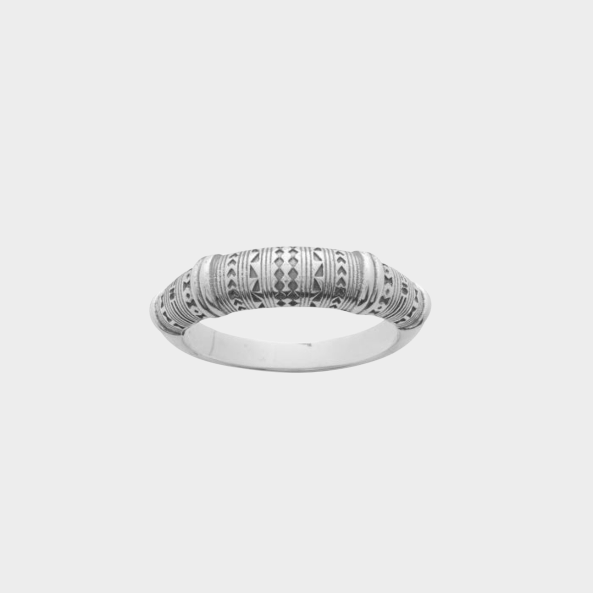 Bague pour homme en argent Zébu 