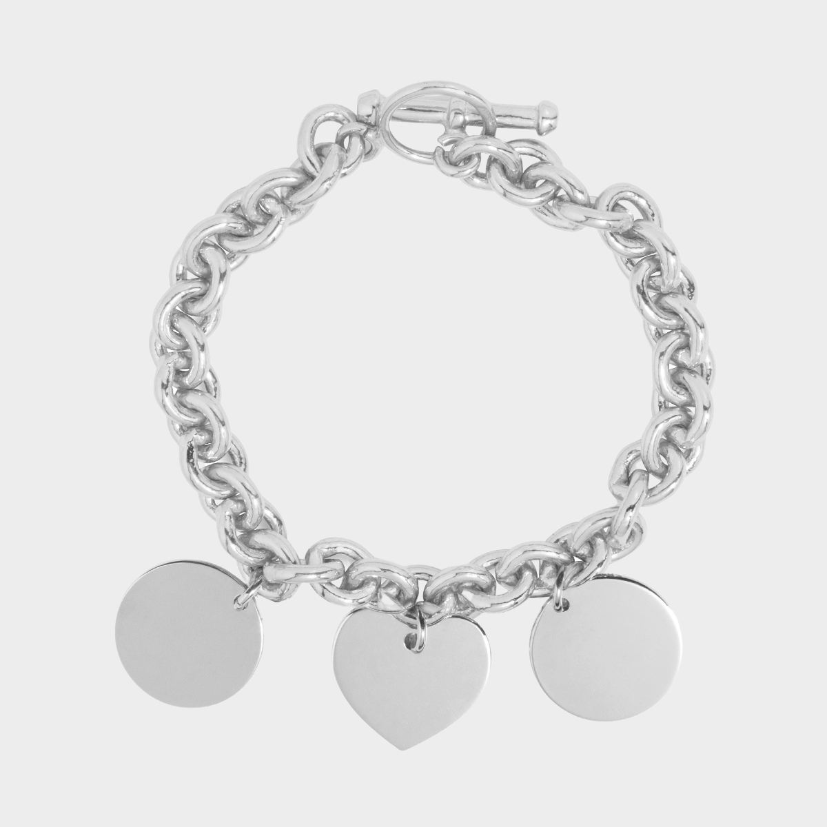 Bracelet Vendôme et breloques à composer argent