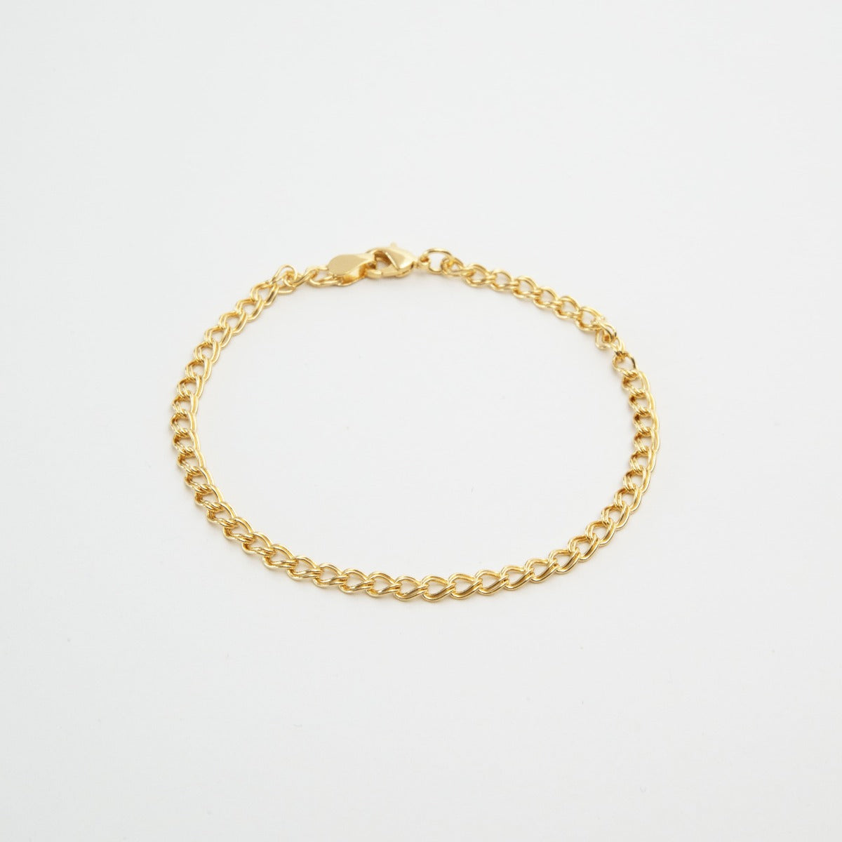 Bracelet chaîne double maillons
