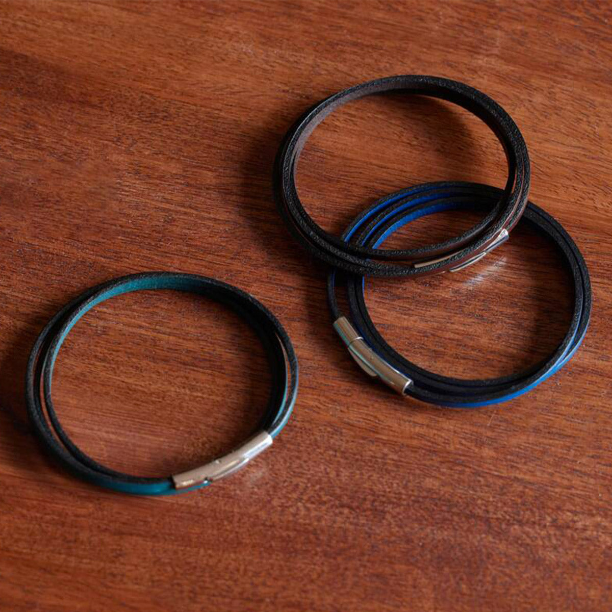 Bracelet homme Trinité marron