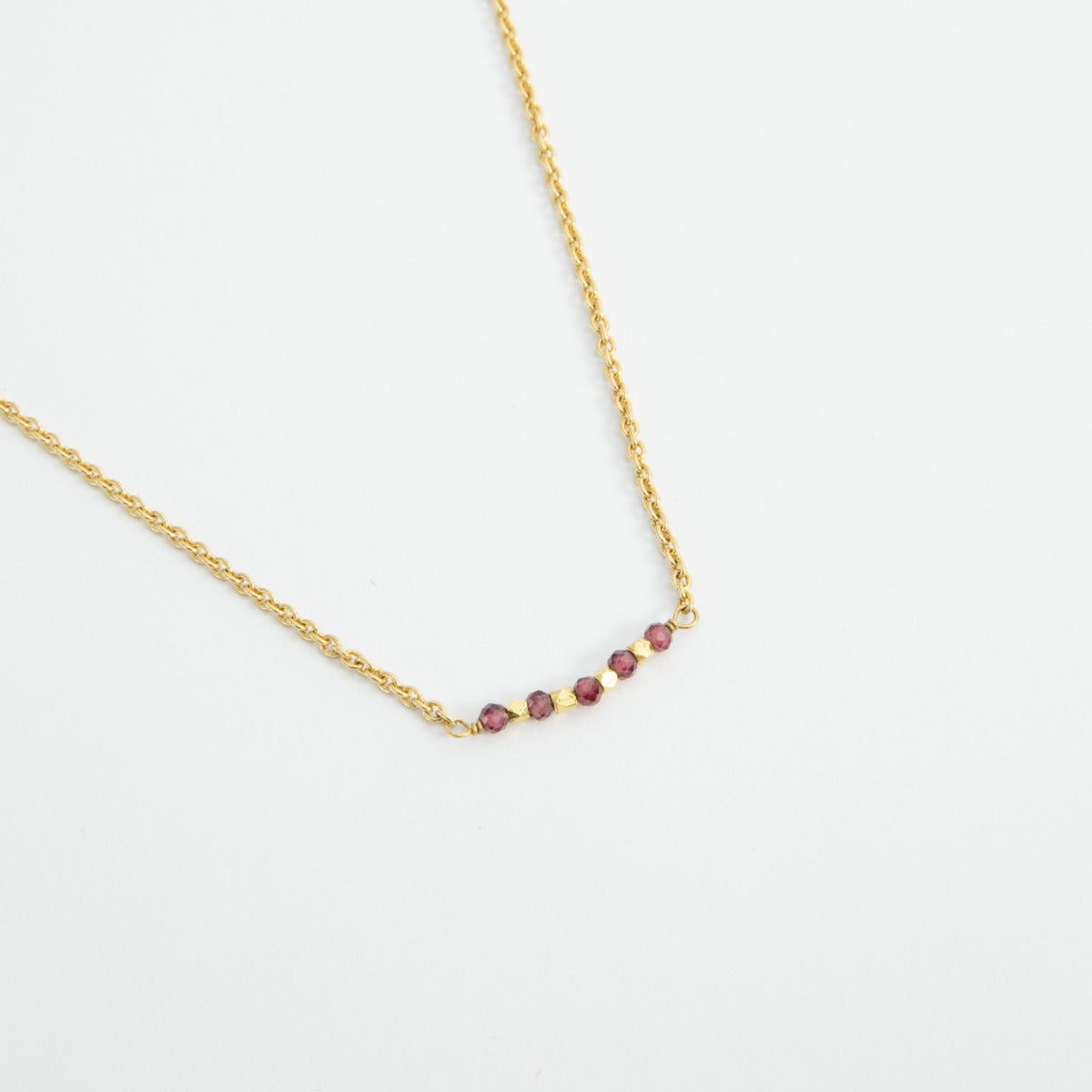 Collier Chandra Grenat