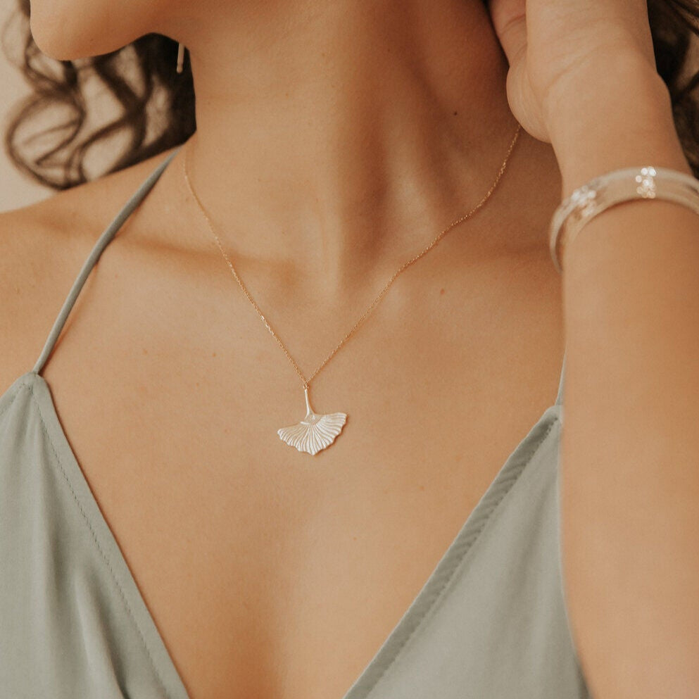 Collier Grand Papyrus argent