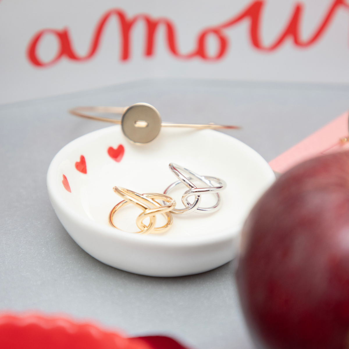 Bague Entrelace argent massif