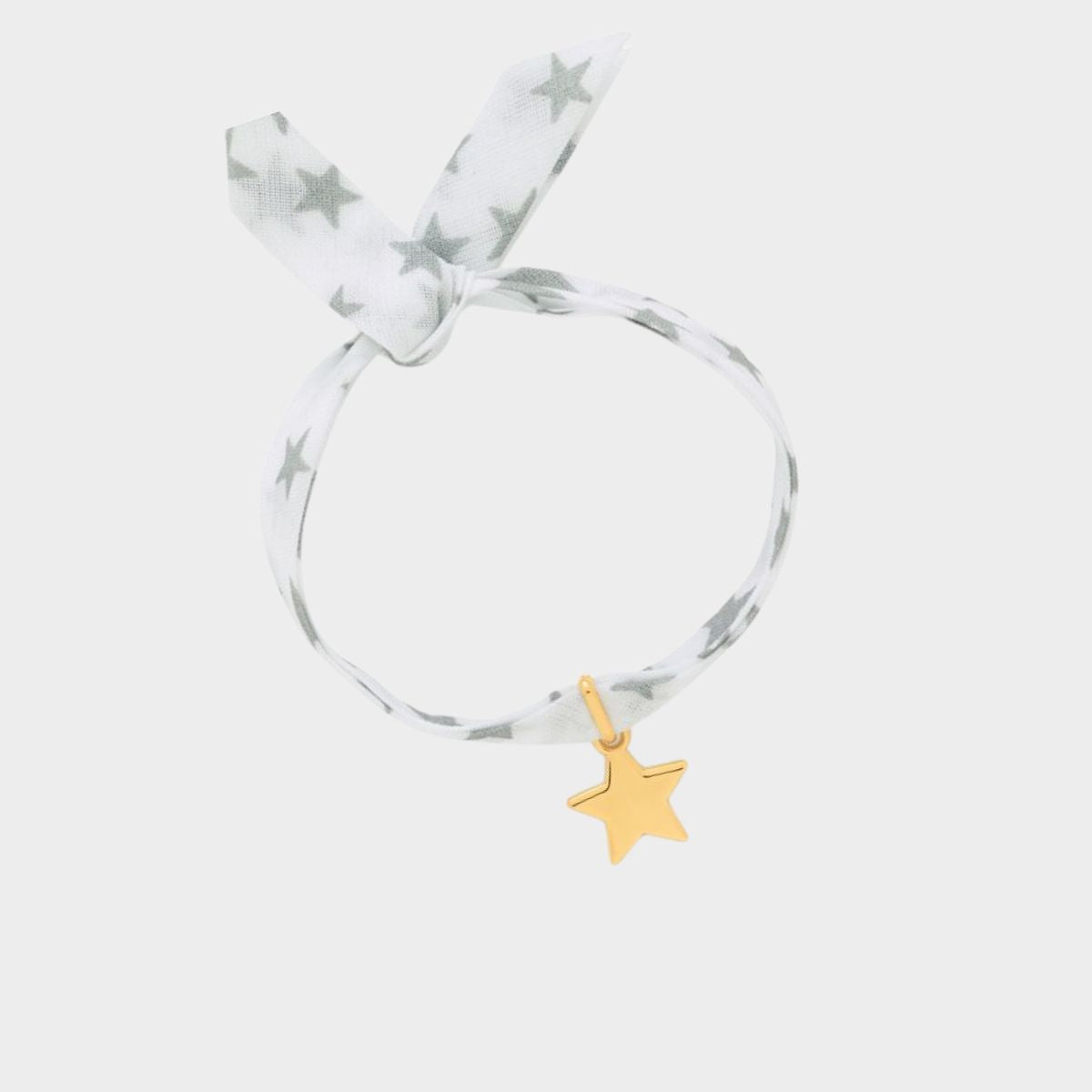 Bracelet 1 mini breloque sur lien liberty plaqué or