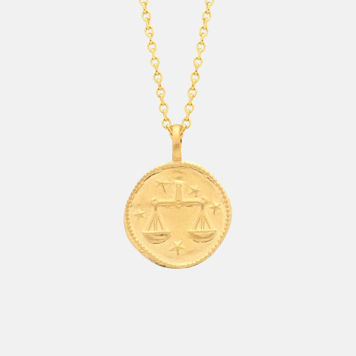 Collier signe astrologique Balance plaqué or
