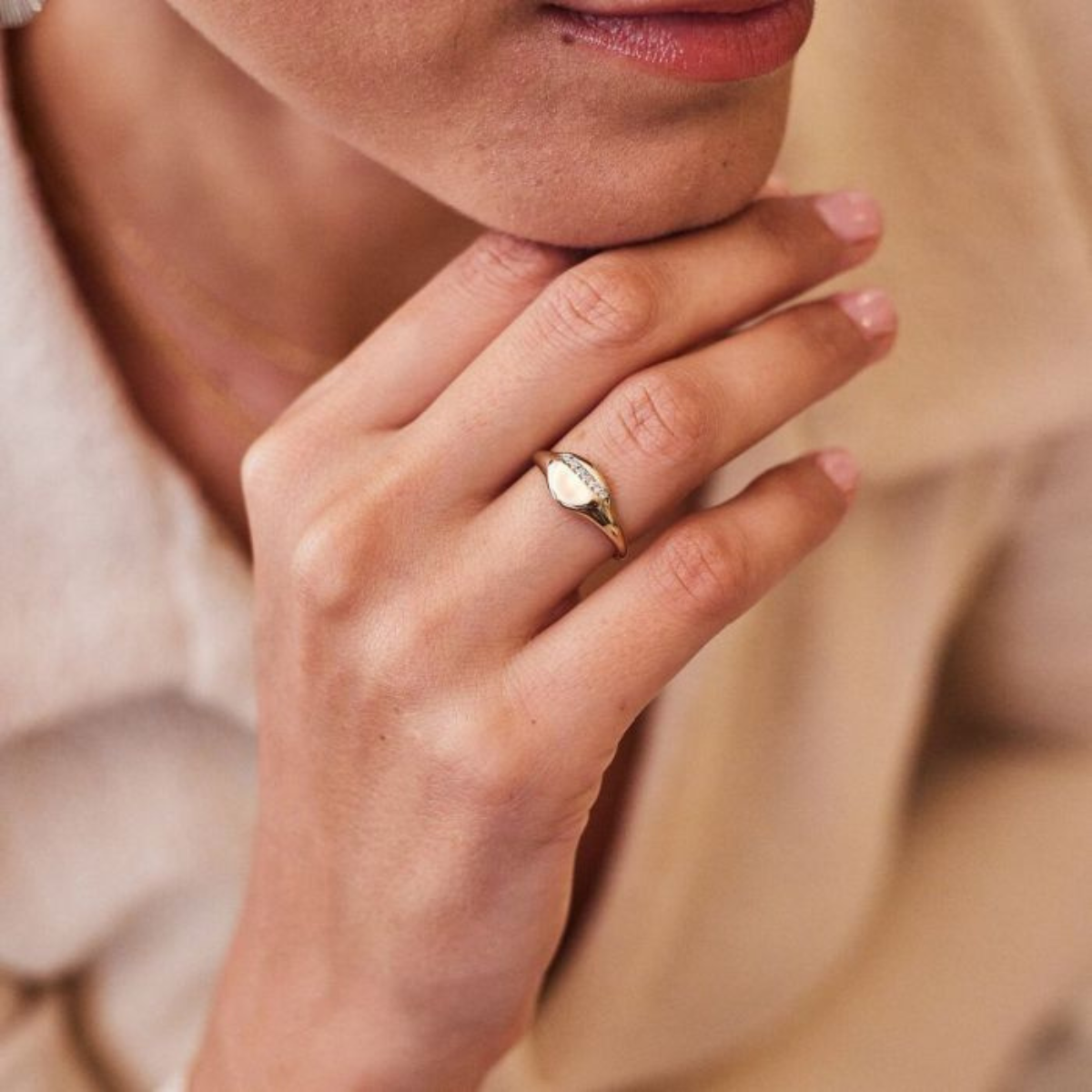 Bague Ogma plaqué or