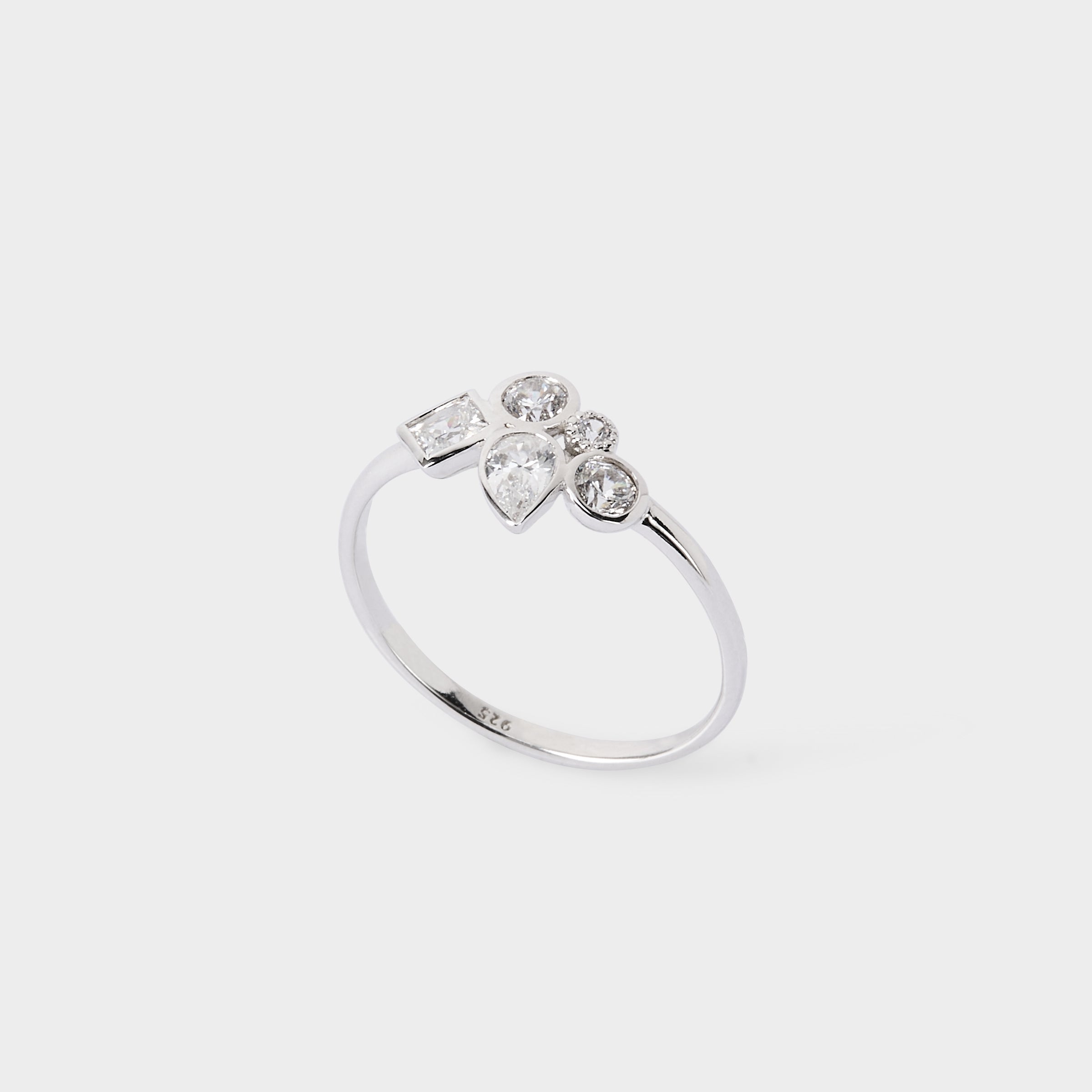 Bague Multiformes argent